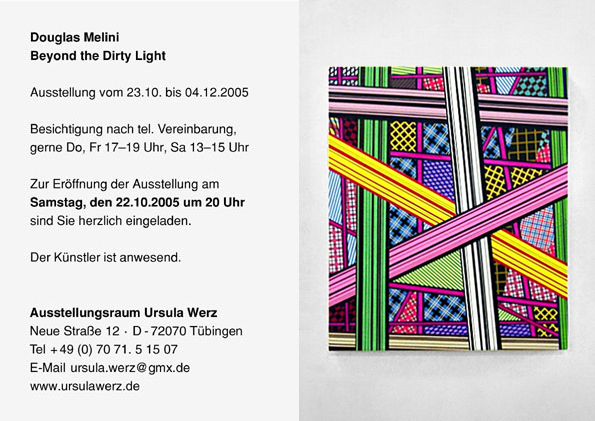 Gerold Miller - Ausstellungsraum Ursula Werz Neue Str.12 D- 72070 Tübingen Tel. 0049 07071-51507 ursula.werz@gmx.de
